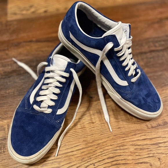 Vans Other - Vans - Like New-Suede - Old Skool True Blue and White